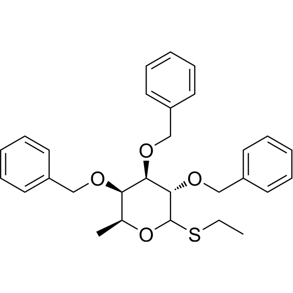 Ethyl 6-deoxy-2,3,4-tris-O-(phenylmethyl)-1-thio-L-galactopyranoside 169532-17-6